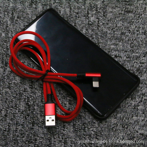 Yijiashishang New Portable 1M Braided Data Cable Usb Cable for Mobile Phone